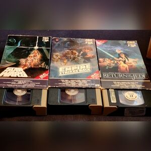 Star Wars Trilogy VHS Tapes